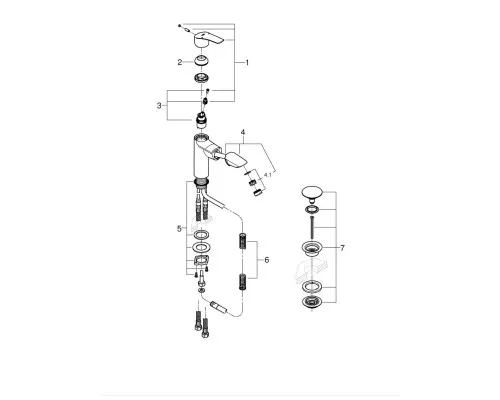 Смеситель Grohe Eurosmart New (23976003)