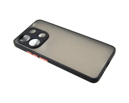 Чохол до мобільного телефона Dengos Matte Xiaomi Redmi Note 13 4G (black) (DG-TPU-MATT-140)