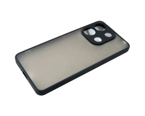 Чохол до мобільного телефона Dengos Matte Xiaomi Redmi Note 13 4G (black) (DG-TPU-MATT-140)