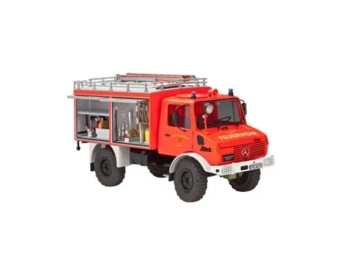 Збірна модель Revell Пожежна машина Unimog U1300L TLF 8/18 рівень 5 масштаб 1:24 (RVL-07512)