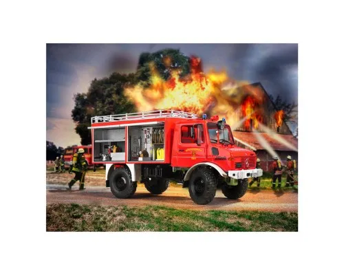 Збірна модель Revell Пожежна машина Unimog U1300L TLF 8/18 рівень 5 масштаб 1:24 (RVL-07512)