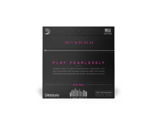 Струни для гітари D'Addario NYXL Super Light (09-42) (NYXL0942)