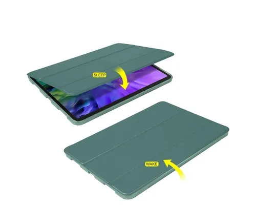 Чохол до планшета BeCover Tri Fold Hard Apple iPad Pro 12.9 2020/2021/2022 Dark Green (711720)