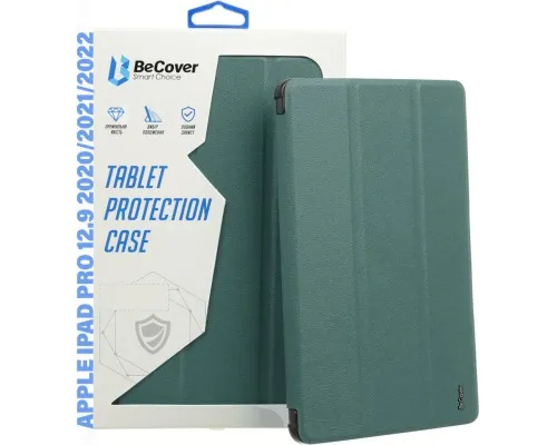 Чохол до планшета BeCover Tri Fold Hard Apple iPad Pro 12.9 2020/2021/2022 Dark Green (711720)