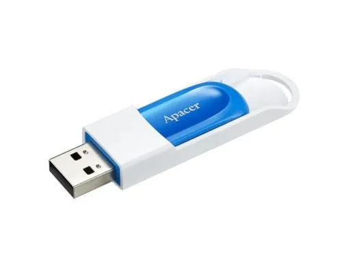 USB флеш накопичувач Apacer 64GB AH23A White USB 2.0 (AP64GAH23AW-1)