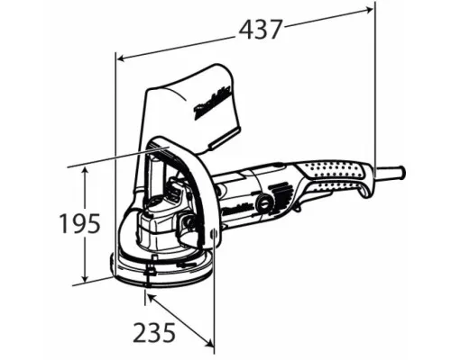 Шлифовальная машина Makita PC5000C, по бетону (PC5000C)