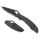 Нож Spyderco Byrd Cara Cara 2 Black, полусеррейтор (BY03BKPS2)