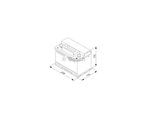 Акумулятор автомобільний Bosch 70А (0 092 S30 070)