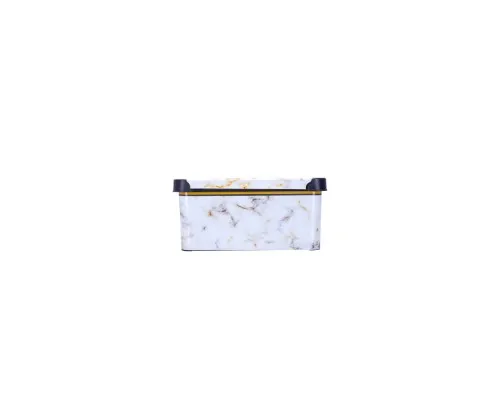 Контейнер для зберігання Violet House 0646 Decor Marble White 5 л (0646 DECOR Marble White з/кр. 5)