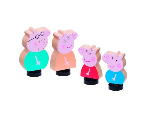 Игровой набор Peppa Pig деревянный Семья Пеппи (07628)