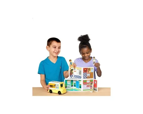 Ігровий набір Melissa&Doug магнітний Магазин піци та морозива (MD30658)