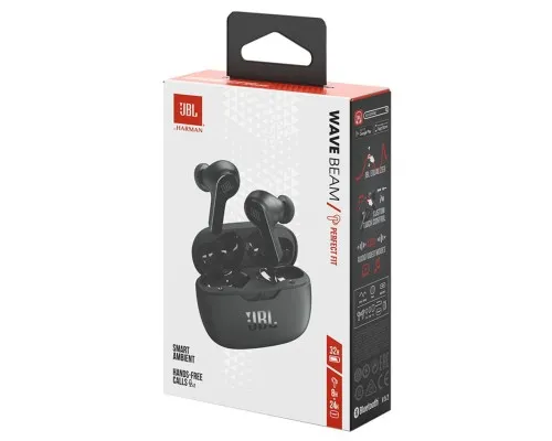 Наушники JBL Wave Beam TWS Black (JBLWBEAMBLK)