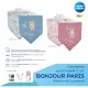 Слинявчик Canpol babies Bonjour Paris 2 шт Блакитний (26/900_blu)