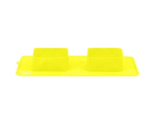 Посуд для собак WAUDOG Silicone Миска складана 385х230х50 мм жовта (50808)