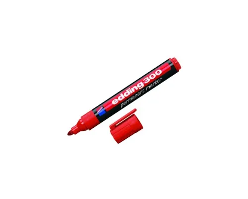 Маркер Edding перманентный Permanent 1.5-3 мм Красный (e-300/02)