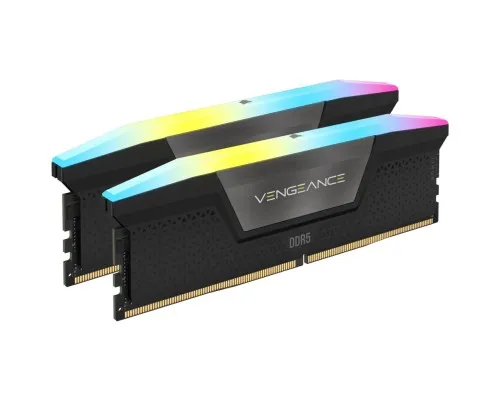 Модуль памяті для компютера DDR5 32GB (2x16GB) 7200 MHz Vengeance RGB Corsair (CMH32GX5M2X7200C34)