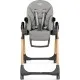 Стілець для годування Peg-Perego Prima Pappa Follow Me Amblance Ice преміум Сірий (IH01000002BL73)