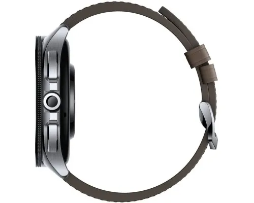 Смарт-годинник Xiaomi Watch 2 Pro Bluetooth Silver Case with Brown Leather Strap (1006733)