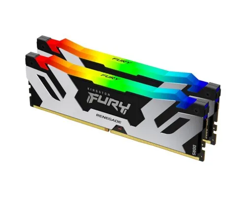 Модуль пам'яті для комп'ютера DDR5 64GB (2x32GB) 6000 MHz Renegade RGB XMP Kingston Fury (ex.HyperX) (KF560C32RSAK2-64)