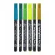 Художній маркер KOI набір Coloring Brush Pen, BOTANICAL 6 кольорів (8712079448707)