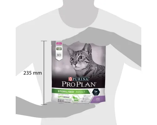 Сухой корм для кошек Purina Pro Plan Sterilised Adult 1+ с индейкой 400 г (7613033564673)