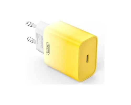 Зарядное устройство XO CE18 PD30W USB-C Yellow (XO-CE18-YEL)