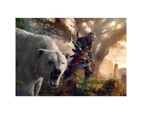 Пазл GoodLoot Assassins Creed Valhalla: Eivor & Polar Bear 1000 елементів (5908305240884)