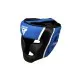 Боксерский шлем RDX Aura Plus T-17 Blue/Black L (HGR-T17UB-L+)