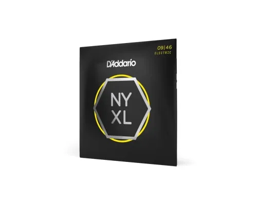 Струни для гітари D'Addario NYXL Super Light Top / Regular Bottom (09-46) (NYXL0946)