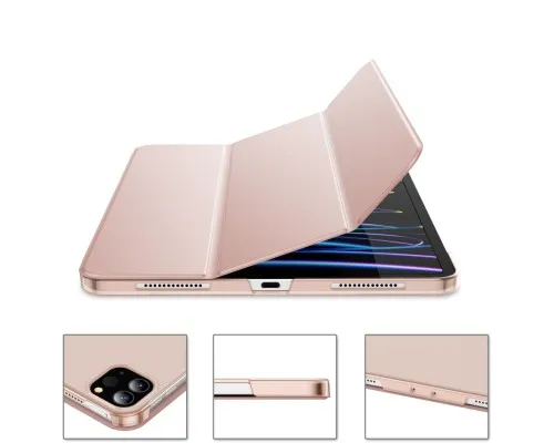 Чехол для планшета BeCover Tri Fold Hard Apple iPad Pro 12.9 2020/2021/2022 Pink (711721)