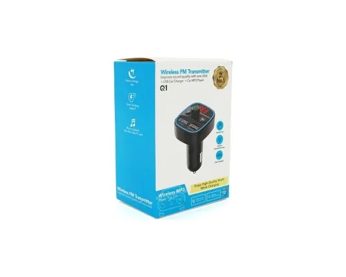 FM модулятор Voltronic Q1, 1.5A, FM, USB, TF (FM-Q1)