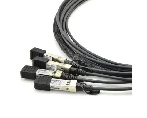 Оптичний патчкорд Alistar QSFP to 4*SFP+ 40G Directly-attached Copper Cable 3M (DAC-QSFP-4SFP+-3M)