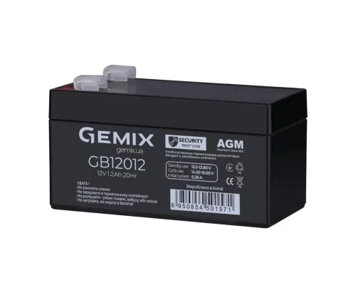 Батарея к ИБП Gemix GB 12В 1.2 Ач (GB12012)