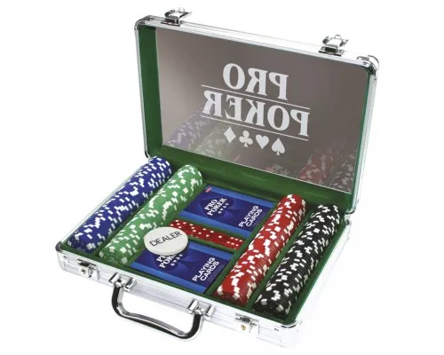 Настільна гра Tactic набір для гри в покер в алюмінієвому кейсі (3090)
