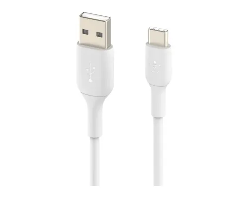 Дата кабель USB 2.0 AM to Type-C 1.0m PVC white Belkin (CAB001BT1MWH)