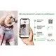 Нашийник для тварин WAUDOG Glamour з QR паспортом, круглий, XS d8 мм Д 20-25 см ментоловий (224013)