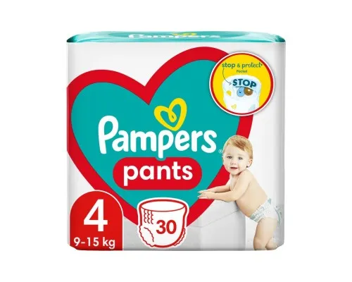 Подгузники Pampers Pants Maxi Размер 4 (9-15 кг) 30 шт (8006540069684)