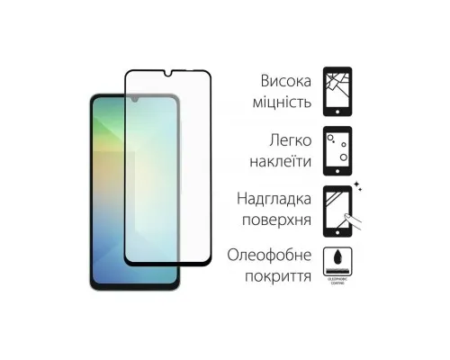 Скло захисне Dengos Full Glue iPhone 16 Plus (black) (TGFG-368)
