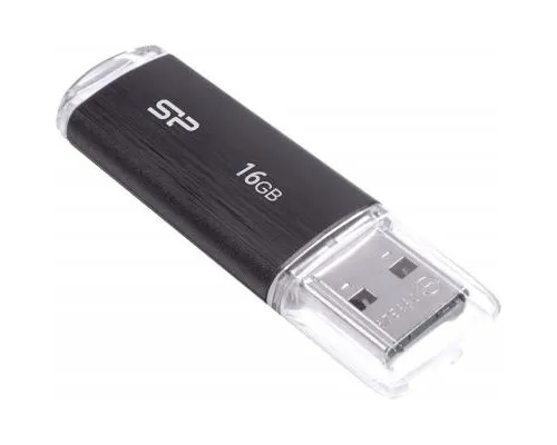 USB флеш накопитель Silicon Power 16GB Ultima U02 Black USB 2.0 (SP016GBUF2U02V1K)