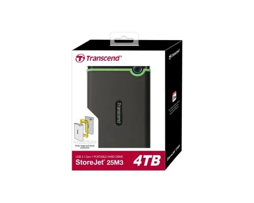 Внешний жесткий диск 2.5 4TB Transcend (TS4TSJ25M3S)