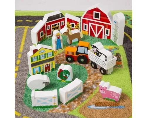 Детский коврик Melissa&Doug Мега-набор Коврик с игрушками (MD5195)