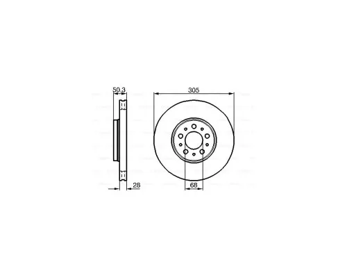 Тормозной диск Bosch 0 986 478 494