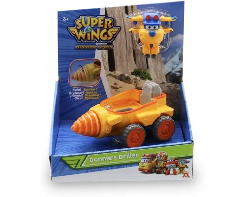 Ігровий набір Super Wings Donnies Driller, Бурильний автомобіль Донні (EU730843)