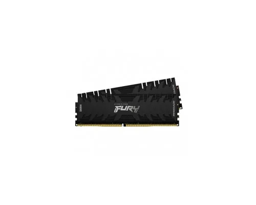 Модуль памяті для компютера DDR4 16GB (2x8GB) 4266 MHz Renegade Black Kingston Fury (ex.HyperX) (KF442C19RBK2/16)