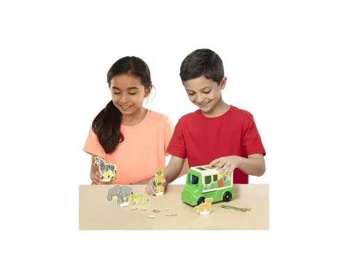 Игровой набор Melissa&Doug магнитный Сафари – спасательная машина (MD30666)