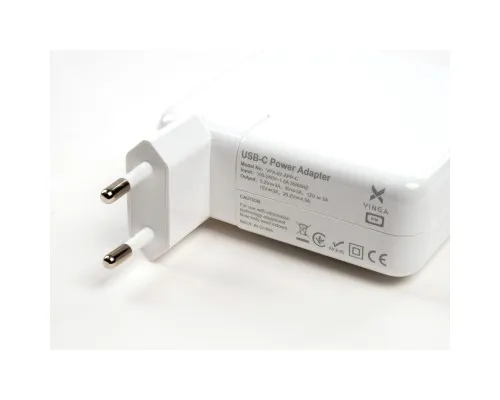 Блок живлення до ноутбуку Vinga Apple 87W 5.2V3A/9V3A/12V3A/15V3A/20.2V4.3A USB-C (VPA-87-APP-C)