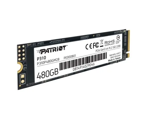 Накопичувач SSD M.2 2280 480GB Patriot (P310P480GM28)