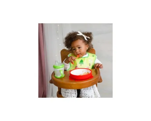 Набір дитячого посуду Baboo тренувальна ложечка 9+ міс.помаранчева (90595)