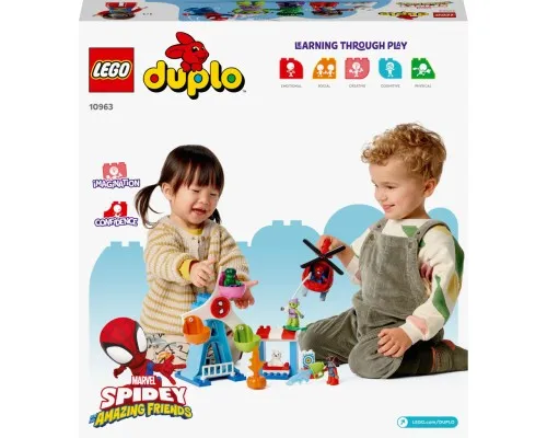 Конструктор LEGO DUPLO Super Heroes Людина-Павук і друзі: Пригоди на ярмарку 41 деталь (10963)