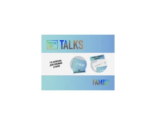 Настільна гра 1DEA.me ра-розмова Dream&Do Talks Family edition, українська (13194)